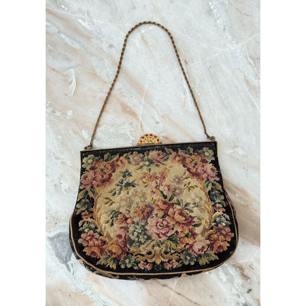 Vintage Jolles Fine Austrian Petit Point Purse